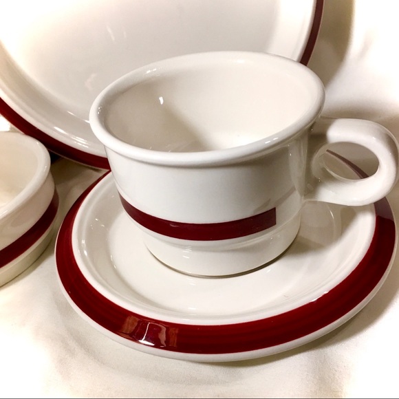 SHENANGO CHINA RESTAURANT WARE 5 pc PLACE SETTING - Picture 10 of 11